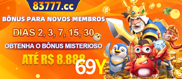 Anúncio dos benefícios para Membro VIP Sênior na plataforma 69Y, incluindo bônus promocionais, semanais e mensais, ilustrado com o personagem Fortune Tiger.